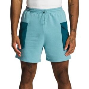 The North Face Mens Size L Utility Cargo Reef Waters Blue Coral Paramount Shorts